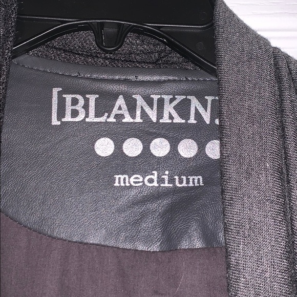 BLANKNYC drape faux leather jacket - Picture 2 of 5